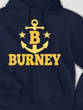Nautical Monogram : Printed Hoodies