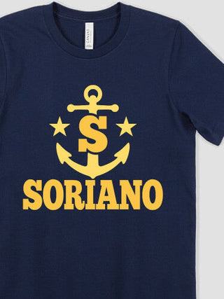 Nautical Monogram : Premium Printed T-Shirts
