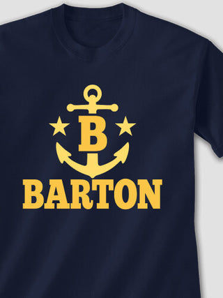 Nautical Monogram : Printed T-Shirts