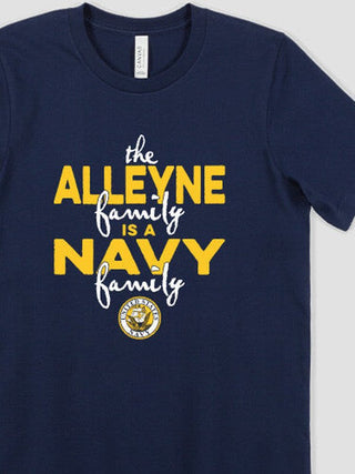 Navy Family : Premium Printed T-Shirts