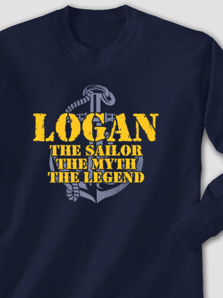 Navy Myth Legend : Printed Long Sleeves