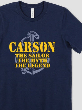 Navy Myth Legend : Premium Printed T-Shirts