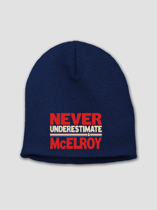 Never Underestimate : Embroidered Beanies