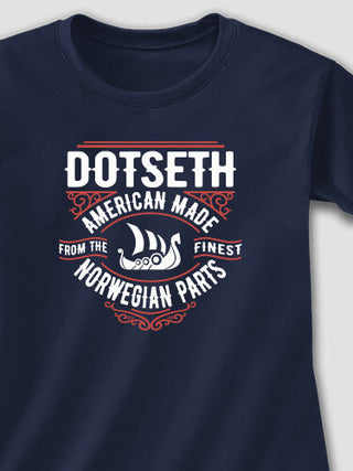 Norwegian Parts : Adult Ladies Fitted T-Shirt