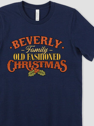 Old Fashioned Christmas : Premium Printed T-Shirts