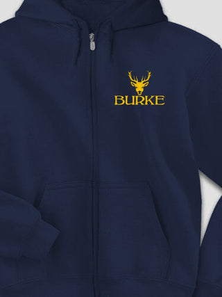 Old Stag : Embroidered Zip Hoodies