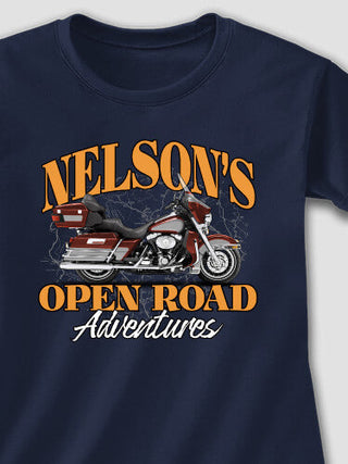 Open Road : Adult Ladies Fitted T-Shirt