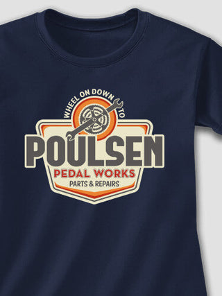 Pedal Works : Adult Ladies Fitted T-Shirt