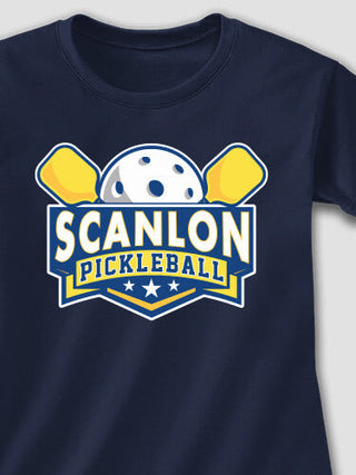 Pickleball : Adult Ladies Fitted T-Shirt