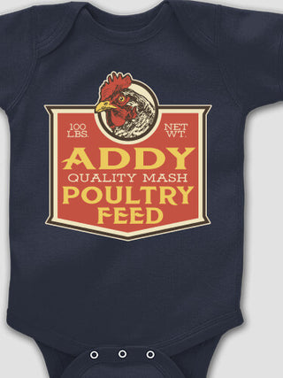 Poultry Feed : Printed Baby Bodysuits