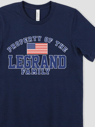 Property of Flag : Premium Printed T-Shirts