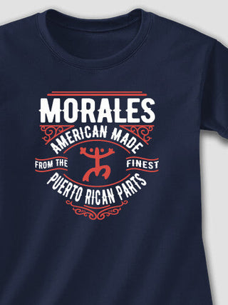 Puerto Rican Parts : Adult Ladies Fitted T-Shirt