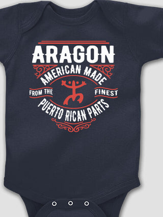 Puerto Rican Parts : Printed Baby Bodysuits