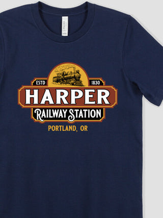 Railway Station : Printed T-Shirts