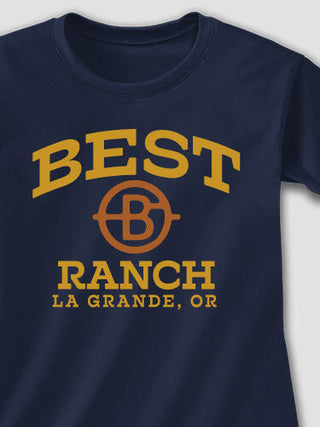 Ranch Monogram : Adult Ladies Fitted T-Shirt