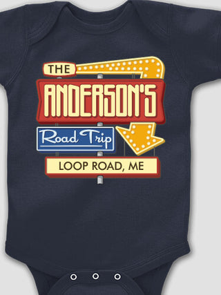 Road Trip : Printed Baby Bodysuits