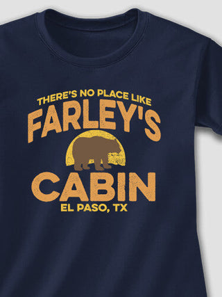 Rustic Cabin : Adult Ladies Fitted T-Shirt