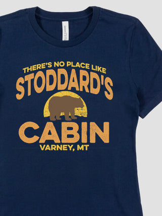 Rustic Cabin : Premium Ladies T-Shirts