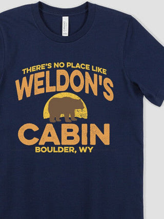 Rustic Cabin : Premium Printed T-Shirts