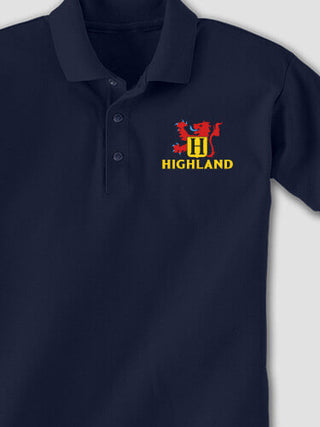 Scottish Monogram : Embroidered Polo Shirts