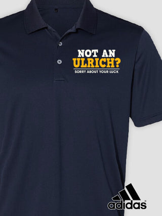 Sorry About Your Luck : Embroidered Adidas&reg; Polo Shirts
