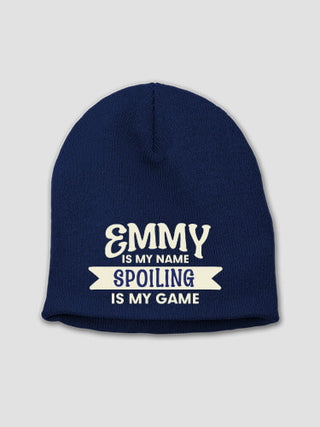 Spoiling Is My Game : Embroidered Beanies