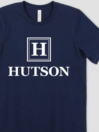 Square Monogram : Premium Printed T-Shirts