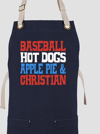 Americana : Printed Canvas Work Aprons