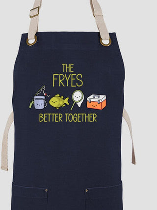 Better Together Fishing : Printed Canvas Work Aprons