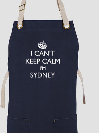 Can't Keep Calm : Printed Canvas Work Aprons