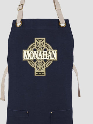 Celtic Stone Cross : Printed Canvas Work Aprons