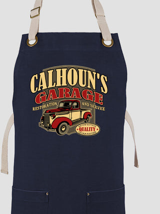 Classic Garage : Printed Canvas Work Aprons
