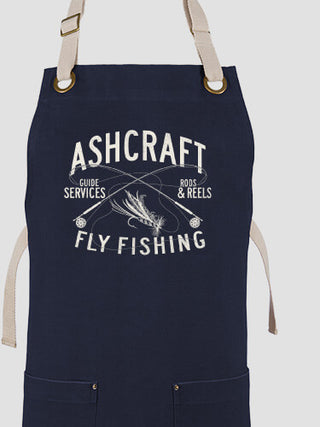 Fly Fishing Guide : Printed Canvas Work Aprons