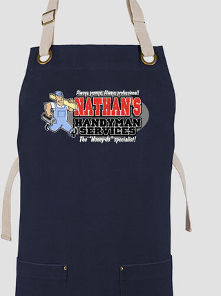 Handyman : Printed Canvas Work Aprons
