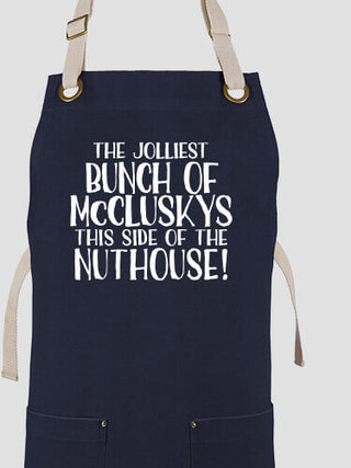Jolliest Bunch : Printed Canvas Work Aprons