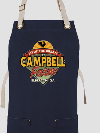 Livin' The Dream Farm : Printed Canvas Work Aprons