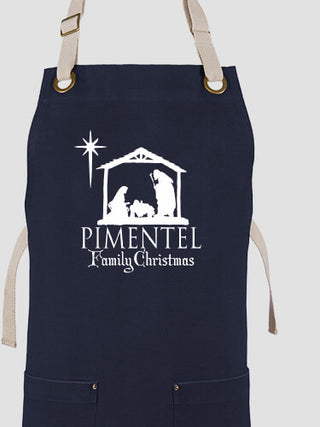 Nativity : Printed Canvas Work Aprons