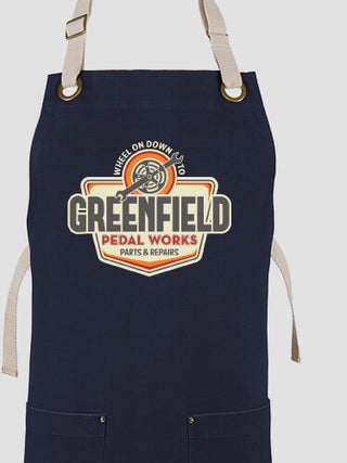 Pedal Works : Printed Canvas Work Aprons