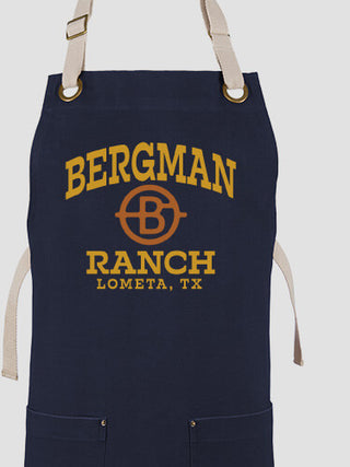Ranch Monogram : Printed Canvas Work Aprons