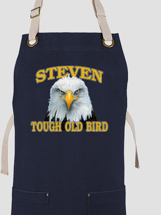 Tough Old Bird : Printed Canvas Work Aprons