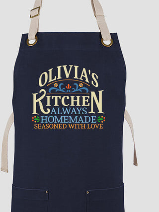Vintage Kitchen : Printed Canvas Work Aprons