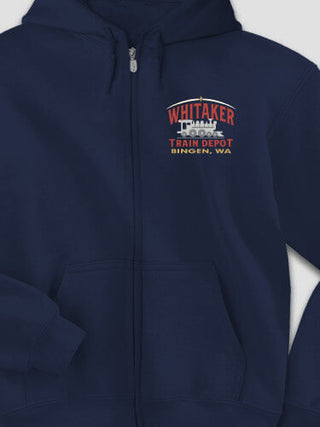 Train Depot : Embroidered Zip Hoodies