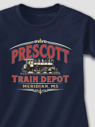Train Depot : Adult Ladies Fitted T-Shirt