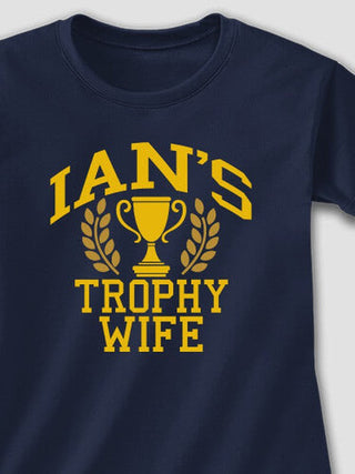 Trophy Wife : Adult Ladies Fitted T-Shirt
