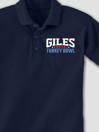 Turkey Bowl : Embroidered Polo Shirts