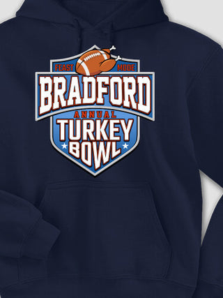 Turkey Bowl : Printed Hoodies