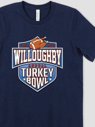 Turkey Bowl : Premium Printed T-Shirts