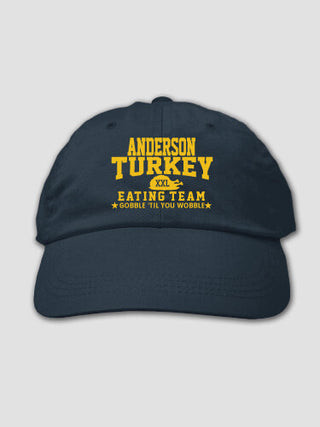 Turkey Eating Team : Embroidered Baseball Hats