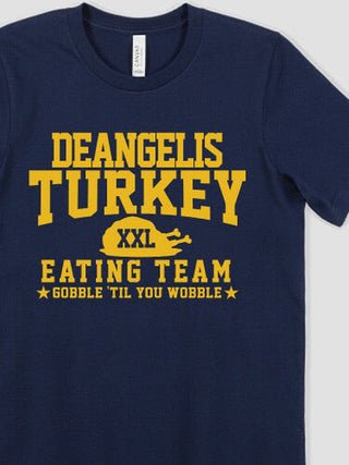 Turkey Eating Team : Premium Printed T-Shirts