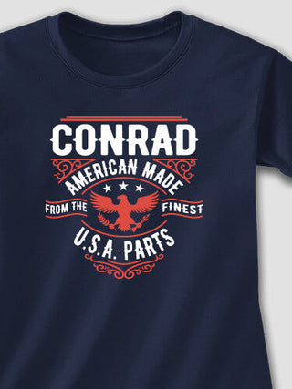 U.S.A. Parts : Adult Ladies Fitted T-Shirt